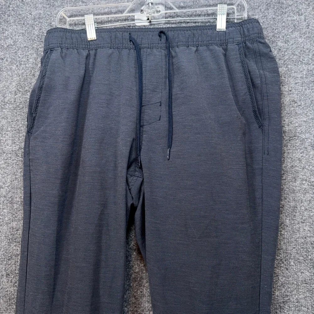 Oneill Hybrid Pants Mens Medium Blue Modern Fit Stretch Elastic Waist Casual